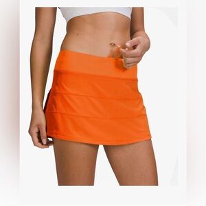 Orange Women's Skirt Viral Yoga Skirt Skort size 8